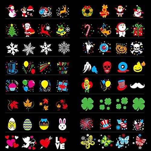 christmas halloween lights projector outdoor,syslux holiday projector lights,16 shown in use