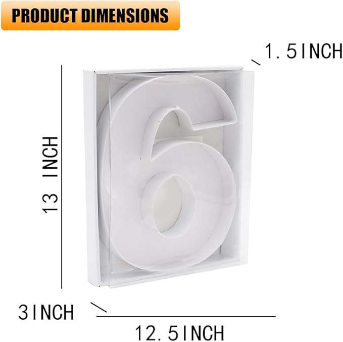 12" Fillable Cardboard Number Charcuterie Gift Cupcake Box With Cover Sweets Packaging (6 or 9)