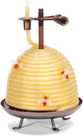 Candle by the Hour 70-Hour Beehive Candle, Eco-friendly Natural Beeswax with Cotton Wick