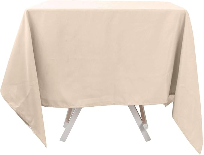 Efavormart 70" Square Linens Nude Wholesale Linens Polyester Square Linen Tablecloth for Wedding Banquet Party Restaurant