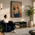 canvas floater frame for 1”–1.25”deep gallery wrapped canvas, main product view