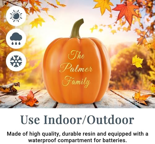 let's make memories personalized light up halloween pumpkin, package contents