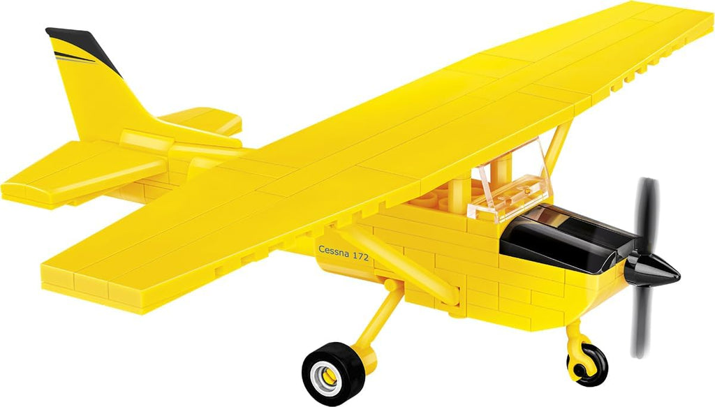 cobi cessna 172 skyhawk, yellow building set, 160, main product view