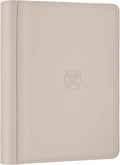 Trading Card Binder, Card Binder 9 Pocket for Trading Cards, Holds 540 Cards, Zippered Premium Card Collection Binder Album for Game Card, Sports Card, Yugioh, MTG (Ivory White)
