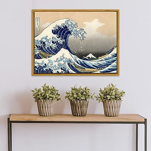pixy canvas 16x24 inch floater frame for canvas, close-up detail