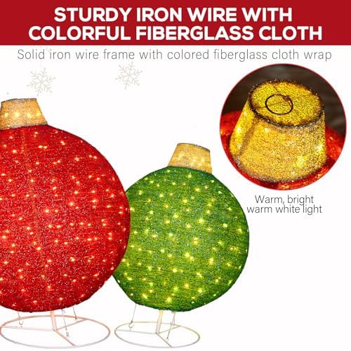 hykolity 2 pack 30" & 24" pop-up iron showing dimensions