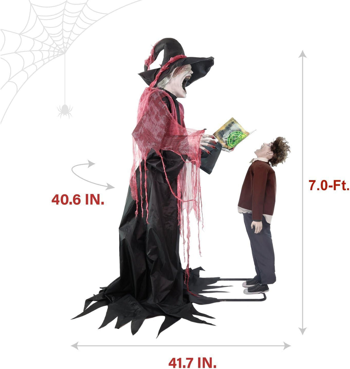 Haunted Hill Farm 7.0-Ft. Animatronic Soul Harvester by Tekky