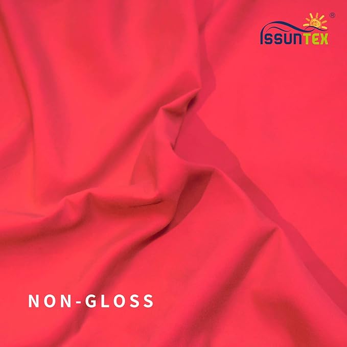 ISSUNTEX 10X24 ft Background Muslin Backdrop, Photo Studio, Collapsible High Density Screen for Video Photography and Television-Red
