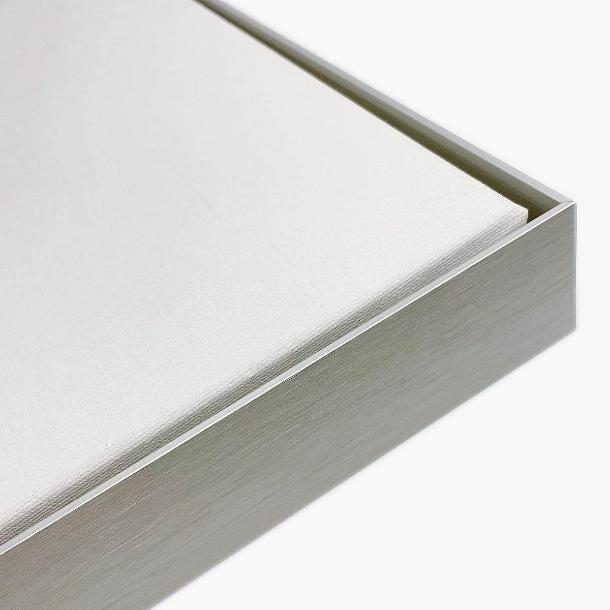 18x24 canvas floater frame for coastal landscape painting,silver, main product view