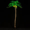 tybeeu 7ft led palm tree with 192 leds, main product view