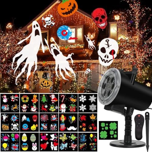 christmas halloween lights projector outdoor,syslux holiday projector lights,16, main product view