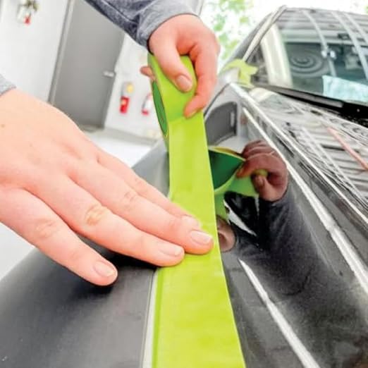 DINOGREN High Performance Automotive Masking Tape – 1.5 Inch x 60 Yards (24 Rolls) – Green Tape for Car Paint, Auto Body, Heat & Water Resistant, Clean Removal, Industrial-Grade Multipurpose Adhesive