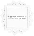 Five Star Napkins 50th Birthday Quotes White Cotton Cocktail Napkins, Beverage Napkins, Bar Napkins, Cloth Napkins, Party Napkins, Events, Holidays, Weddings, Birthdays, Disposable, 4.5" x 4.5"- (50x)
