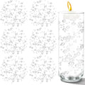 100 PCS Artificial Floating Beads for Centerpieces Vases, White 8+3mm String Beads for Wedding Party Faux Pearl String for Decorating, String Pearls for Crafts Vase Filler