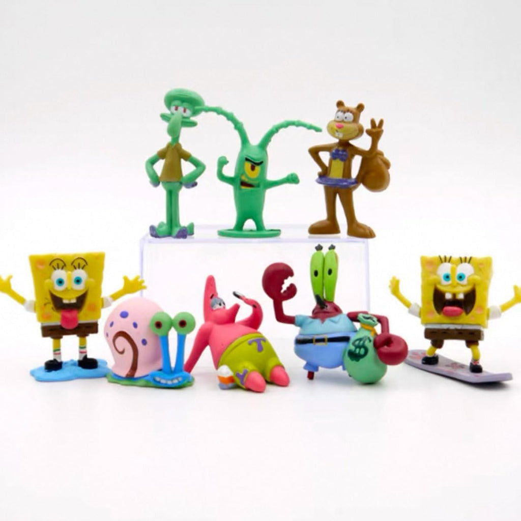 Movie Sponge Baby Garage kit Cake Ornament (Sponge Baby 8pcs)