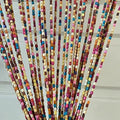 rainbow wooden bead curtain 36” x 79” –, main product view