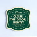 Custom Decorative Outdoor Metal Sign - Personalized Aluminum Driveway Sign, Waterproof, Made in USA - Design 3 Forest Green 8x8 In