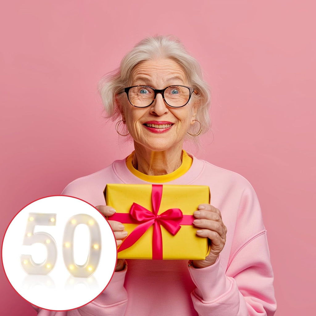 50th Birthday Decorations Woman Man,Marquee Numbers for 50th Wedding Anniversary Decorations,Light Up Numbers 50 Sign for Party Backdrop Wall Decor,50 Birthday Centerpieces Table Decoration