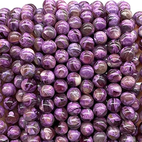 abcgems minas-gerais purple mica muscovite beads brazil, side view