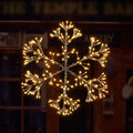 lightshare 24inch 240 led starburst snowflake light, twinkle, main product view