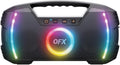 Powerful & Portable Waterproof All Terrain Bluetooth Speaker with Deep Bass, LED Party Lights, Fast USB-C Charging, FM Radio, AUX – QFX BT-ZX35