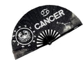 DeFlare | Cosmic Zodiac Rave Fan | Zodiac Sign Hand Fan | Astrology Rave Fan | Hand Fan | Large Rave Fan | Large Clacking Fan