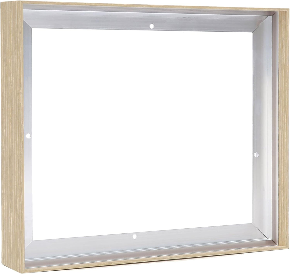 diy metal 30x40 canvas frame,0.9" deep floater frame,natural, main product view