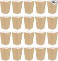 BESTOYARD 50Pcs Paper Popcorn Boxes, 5.3 X 3.5 Inch Individual Serving Snack Containers, Reusable Oil-Proof Open-Top Bulk for Family Couples Movie Nights, Weddings, Birthday Parties, Baby Showers