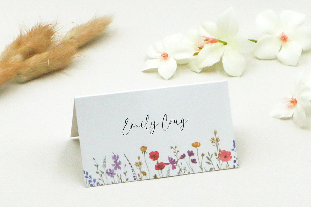 Place Cards for Table Setting Name Cards for Wedding Reception Bridal Shower Seating, Set of 50