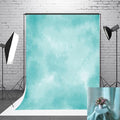 8x10ft Aqua Abstract Solid Photography Backdrops Gradient Portrait Photo Booth Background for Photographyer