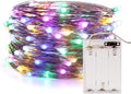 ANJAYLIA Fairy Lights, Multicolor 16.5Ft/5M 50leds Bright String Light Party Home Valentine's Day Festival Decorations Battery Operated Lights(RGB)