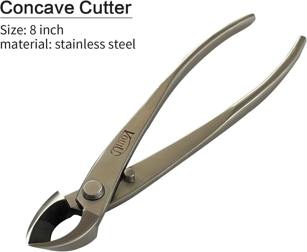 Vouiu 4-Piece Bonsai Tool Set,Concave Cutter,Knob Cutter,Trunk Splitter,Bonsa...