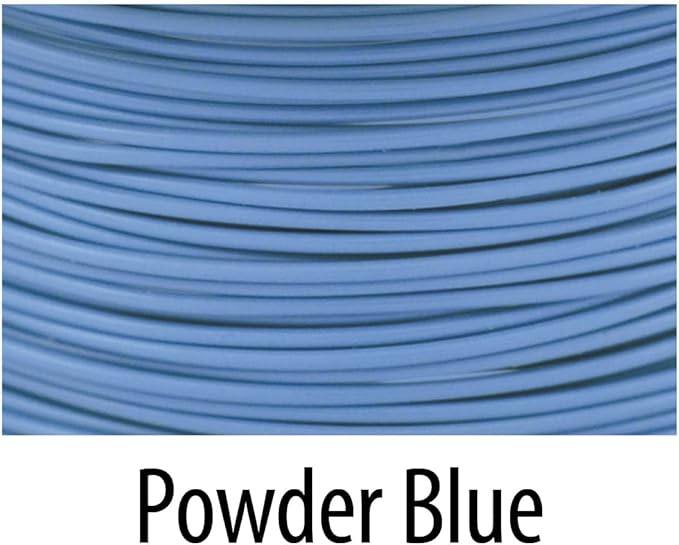 Artistic Wire, 18 Gauge Tarnish Resistant Colored Copper Craft Wire, Powder Blue, 10 yd