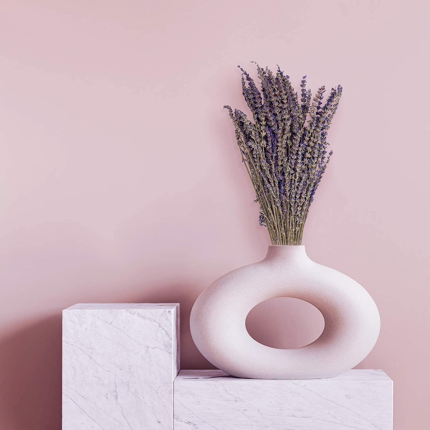 Dried Lavender Bundles, Uieke Natural Dried Lavender Flowers 280-300 Stems 16“ for Home Weeding Decoration Flower Arrangements Home Fragrance 2 Bundles