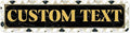 Custom Sign, Custom Street Sign, 11 Font Colors, 13 Font Styles, 4 Hole Options, 22 Sizes, 8x32 Inches, Rust Free DiBound, Fade Resistant, Made in USA by My Sign Center (Marble Tile)
