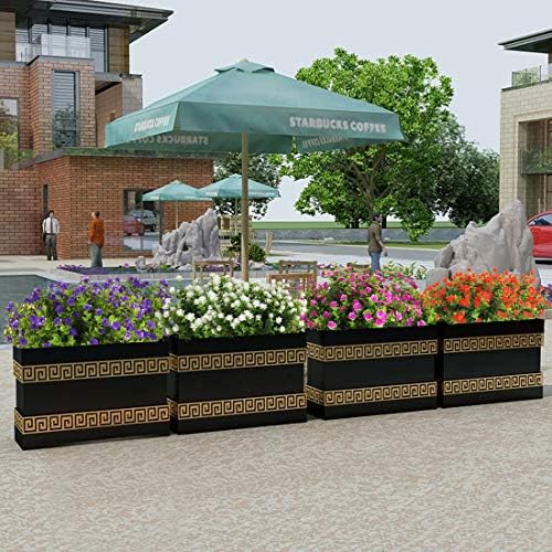 RECUTMS Artificial Flowers, Fake Boxwood Outdoor UV Resistant Plants Artificial Springs Flowers Eucalyptus Greenery Shrubs Bridal Wedding Bouquet for Home Garden Party Wedding Decoration,8Pcs(White)