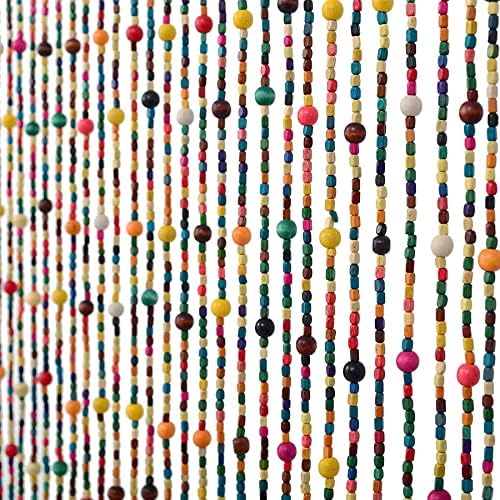 36" x 79" 41 strands rainbow colorful hippie, main product view