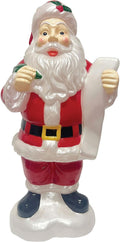 fraser hill farm 33” santa holding list blow, main product view