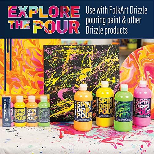 folkart drizzle pop-up splash guard, durable tool for, front angle view