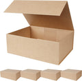 aimyoo brown magnetic gift boxes with lids 13.8x9x4.3, main product view
