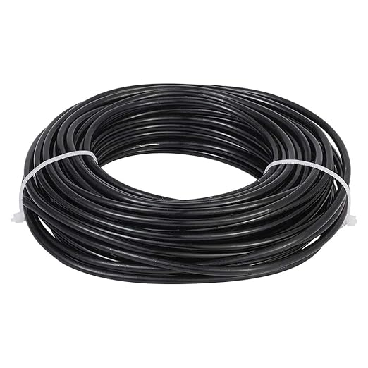 Fashewelry 52 Feet 4mm Black Aluminum Wire Bendable Metal Craft Wire for Beading Sculpting Jewelry Making