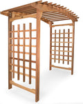 all things cedar 8-ft pagoda arbor garden arch, main product view