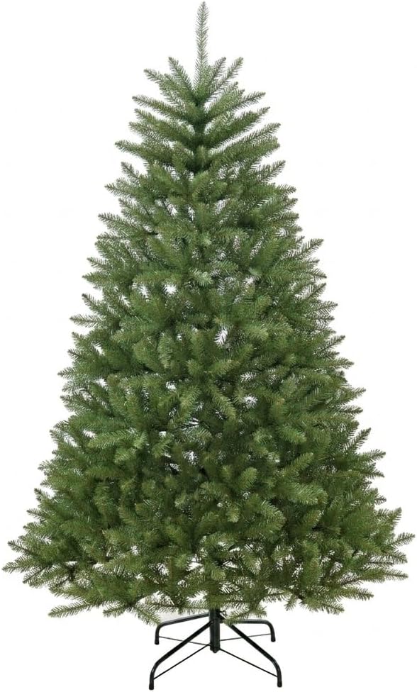 6ft unlit christmas tree green, dunhill fir artificial, main product view