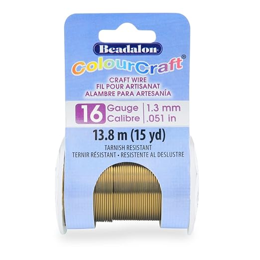 Beadalon ColourCraft Wire, 16 Gauge, Rose Gold Color Silver Plated, 8 yd Spool