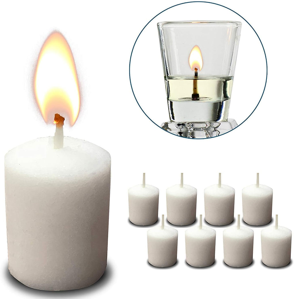 OHR CANDLES Ohr 4 Hour Neironim Candles, Shabbat and Small Votive Wax Candle, 72 Count