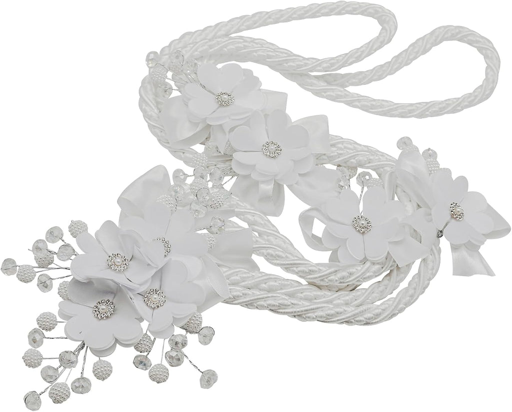 Lassos Boutique Ivory White Wedding Lasso Rope Traditional Lazo Cord (White)
