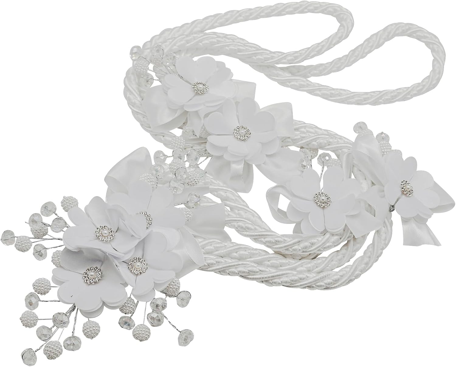 Lassos Boutique Ivory White Wedding Lasso Rope Traditional Lazo Cord (White)