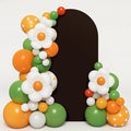 LEBENGURU Upgraded 7.2FT Wedding Arch Cover, Brown Spandex Fitted Arch Backdrop Cover, Round Top Chiara Stand Covers for Birthday Party Baby Shower Banquet Balloon Décor
