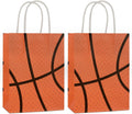 Hxezoc 12 Pieces Basketball Gift Bags with Handle, Paper Treat Candy Bag Sport Favor Bags for Basketball Theme Birthday Party Decoration Supplies