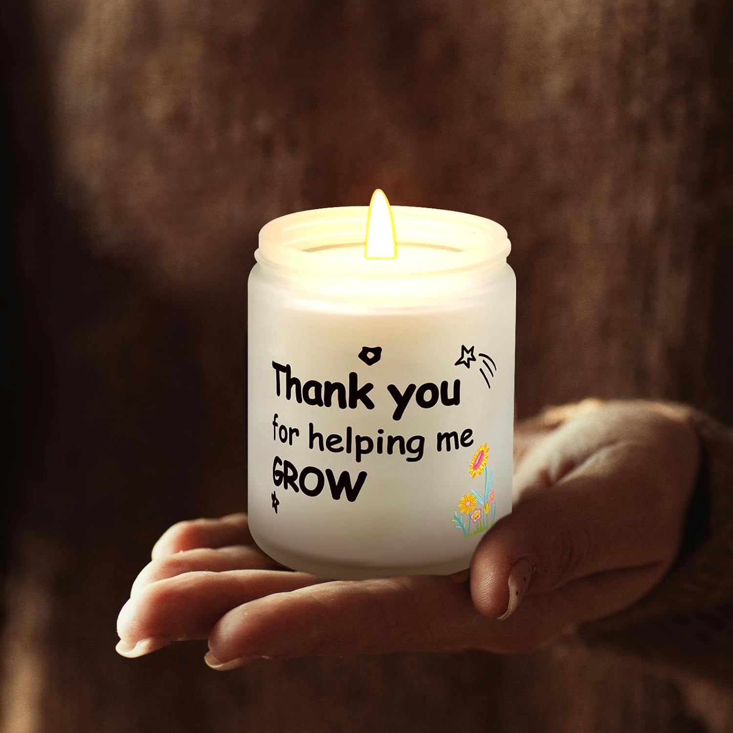Lihome Teacher Appreciation Gifts - Funny Teacher's Day, Thanksgiving, Birthday, Christmas Gifts, Vanilla Coconut Candles
